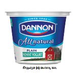 Dannon&nbsp;Yogurt&nbsp;7 Benefits Plain Nonfat Center Front Picture