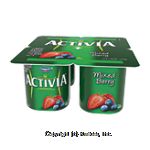 Activia&nbsp;&nbsp;lowfat yogurt, 4-4oz cups, mixed berry Center Front Picture