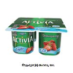 Dannon&nbsp;Activia Light Fat Free Yogurt&nbsp;Strawberry 4 Oz Center Front Picture