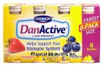 DanActive&nbsp;DanActive Immunity&nbsp;Probiotic Dairy Drink Strawberry & Blueberry 3.1 Oz Center Front Picture