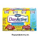DanActive&nbsp;DanActive Immunity&nbsp;Probiotic Dairy Drink Light Strawberry & Pomegranate Berry 3.1 Oz Center Front Picture