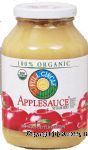 Full Circle&nbsp;Organic&nbsp;applesauce, no sugar added Center Front Picture