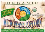 Full Circle&nbsp;&nbsp;organic microwave popcorn, natural flavor, 3-pack Center Front Picture