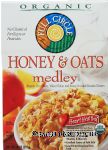 Full Circle&nbsp;Honey & Oats medley&nbsp;organic corn flakes, wheat flakes and honey drizzled granola clusters Center Front Picture