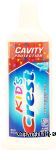 Crest&nbsp;Kids&nbsp;fluoride anticavity toothpaste, sparkle fun flavor Center Front Picture