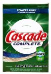 Cascade&nbsp;Complete&nbsp;automatic dishwasher detergent with rinse aid powder Center Front Picture