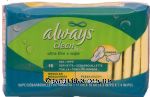 Always&nbsp;clean&nbsp;ultra thin pads + wipe, regular, flexi-wings Center Front Picture