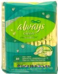 Always&nbsp;clean&nbsp;ultra thin pads + wipe, super long, flexi-wings Center Front Picture