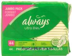 Always&nbsp;&nbsp;long - super pads, ultra thin, flexi-wings Center Front Picture