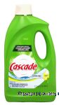 Cascade&nbsp;&nbsp;lemon scent liquid dishwashing detergent, with extra bleach action and shine shield Center Front Picture