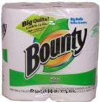 Bounty&nbsp;Big Quilts!&nbsp;paper towels 90 two-ply sheets, great grease absorber in cooking/microwave Center Front Picture