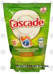 Cascade&nbsp;2 In 1 Action Packs&nbsp;concentrated dishwasher detergent 20 pacs, citrus breeze scent Center Front Picture