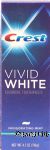 Crest&nbsp;Vivid White&nbsp;fluoride toothpaste, invigorating mint Center Front Picture