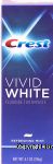 Crest&nbsp;Vivid White&nbsp;fluoride toothpaste, refreshing mint Center Front Picture