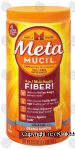 Metamucil&nbsp;&nbsp;fiber laxative/supplement, sugar free, orange flavor, 114 doses Center Front Picture