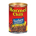 Hormel Chili Turkey w/Beans 98% Fat Free Center Front Picture