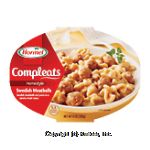 Hormel&nbsp;Compleats Microwave Bowls&nbsp;Swedish Meatballs w/Pasta In Cream Sauce Center Front Picture
