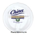 Chinet Classic&nbsp;Paper Plates &nbsp;Compartment  White 10.375