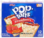 Kellogg's&nbsp;Pop-tarts&nbsp;frosted strawberry toaster pastries, 12-count family pack Center Front Picture