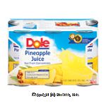 Dole 100% Juice Pineapple 6 Oz Center Front Picture