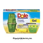 Dole Fruit Bowls&nbsp;Pineapple&nbsp;In Lime Gel 4.3 Oz Cup Center Front Picture