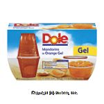Dole Fruit Bowls&nbsp;Mandarins&nbsp;In Orange Gel 4.3 Oz Cup Center Front Picture