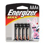 Energizer Batteries Max AAA Center Front Picture
