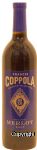 Francis Coppola&nbsp;Diamond Series&nbsp;Blue Label; merlot wine of California, 13.5% alc. by vol. Center Front Picture