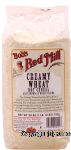 Bob's Red Mill&nbsp;&nbsp;creamy wheat hot cereal also known as wheat farina Center Front Picture