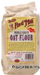 Bob's Red Mill&nbsp;&nbsp;whole grain oat flour Center Front Picture