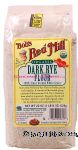 Bob's Red Mill&nbsp;Organically Grown & Certified&nbsp;dark rye flour, whole grain Center Front Picture