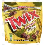 Twix(r)&nbsp;Sharing Size&nbsp;unwrapped bites; cookie, caramel, milk chocolate Center Front Picture
