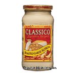 Classico Pasta Sauce Roasted Garlic Alfredo Center Front Picture