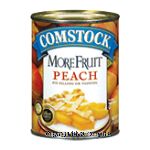 Comstock&nbsp;Pie Filling Or Topping&nbsp;More Fruit Peach Center Front Picture