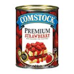 Comstock&nbsp;Pie Filling Or Topping&nbsp;Premium Strawberry Center Front Picture