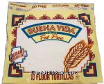 Buena Vida&nbsp;&nbsp;10 8-inch fat free flour tortillas Center Front Picture