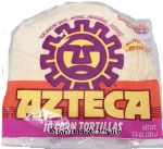 Azteca&nbsp;&nbsp;10 4-inch corn tortillias, for making tacos, nachos, enchiladas, and tostadas Center Front Picture