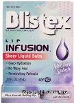 Blistex&nbsp;Lip Infusion&nbsp;sheer liquid balm, moisture splash, deep hydration, no waxy feel, penetrating formula, spf 15 Center Front Picture