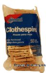 Diamond&nbsp;&nbsp;large hardwood clothespins w/spr Center Front Picture