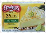 Edwards&nbsp;&nbsp;key lime pie in a cookie crumble crust, 2 slices Center Front Picture