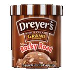 Dreyer's/Edy's&nbsp;Grand Ice Cream&nbsp;Rocky Road Center Front Picture