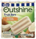 Nestle&nbsp;Outshine&nbsp;creamy coconut fruit bars made with real fruit, 6 bars Center Front Picture