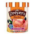 Dreyer's/Edy's&nbsp;Sherbet&nbsp;Berry Rainbow Center Front Picture