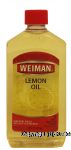 Weiman  natural lemon oil, furniture polish with sunscreen Center Front Picture