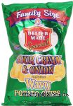 Better Made&nbsp;&nbsp;sour cream & onion flavored potato chips Center Front Picture