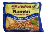 Maruchan  ramen noodle soup oriental flavor add to boiling water Center Front Picture