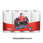 Brawny&nbsp;Paper Towels&nbsp;white Center Front Picture