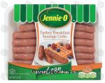 Jennie-o&nbsp;Lean&nbsp;turkey breakfast sausage links Center Front Picture