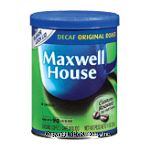 Maxwell House The Original Roast ground coffee, decaf, medium, makes up to 90- 6 fl oz cups Center Front Picture
