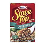 Stove Top  savory herbs stuffing mix Center Front Picture
